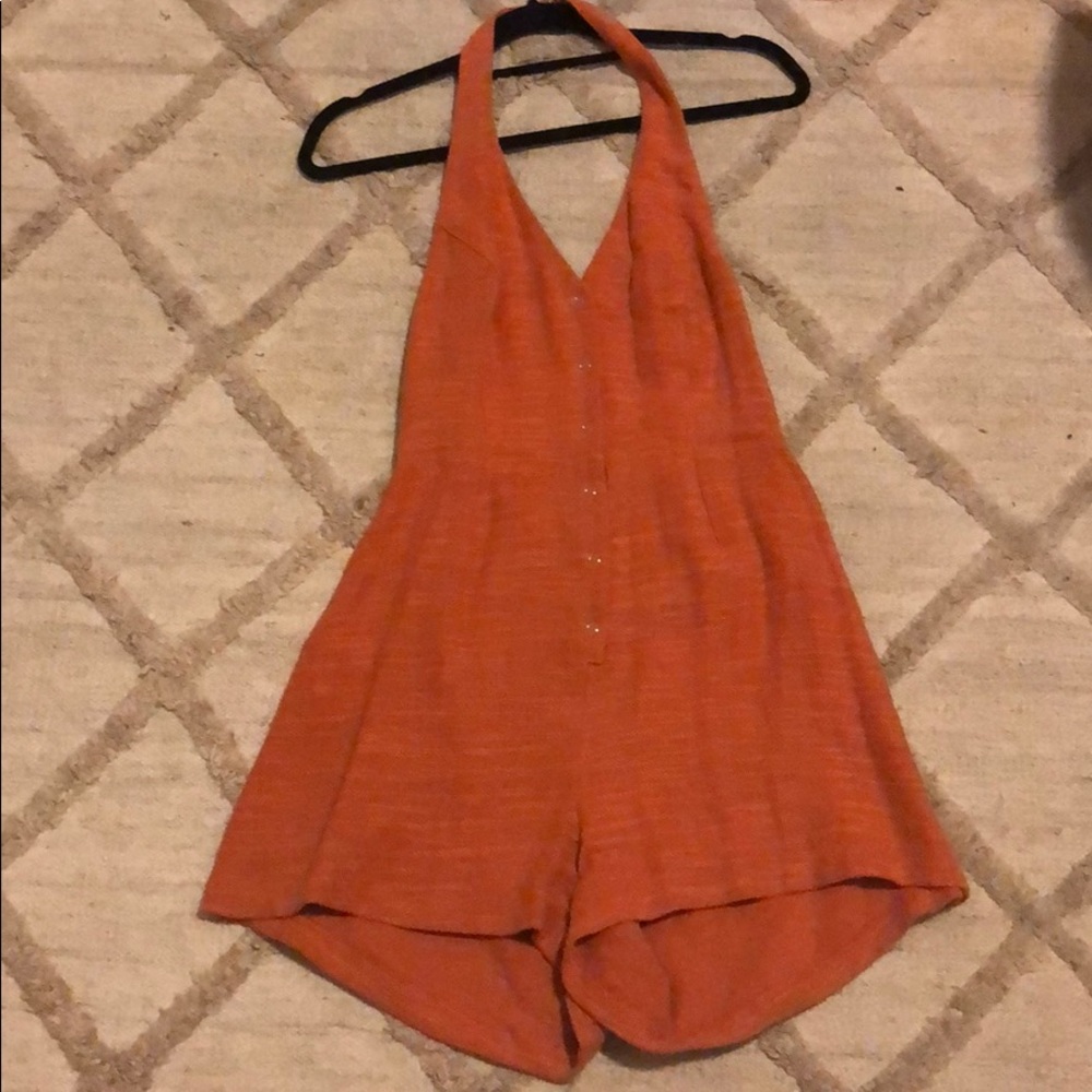 ASTR orange romper